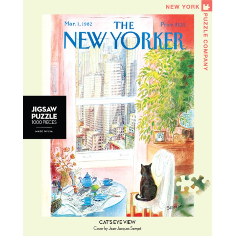 New York Puzzle Company 1000pc – Cat’s Eye View Puzzle