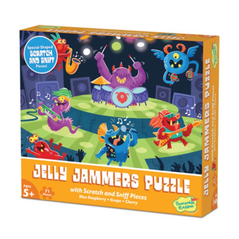 Peaceable Kingdom – Jelly Jammers Scratch & Sniff Puzzle 71pc