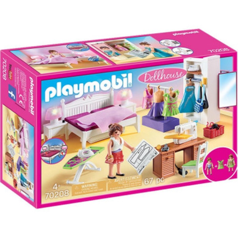 Playmobil Dollhouse – Bedroom with Sewing Corner | 70208