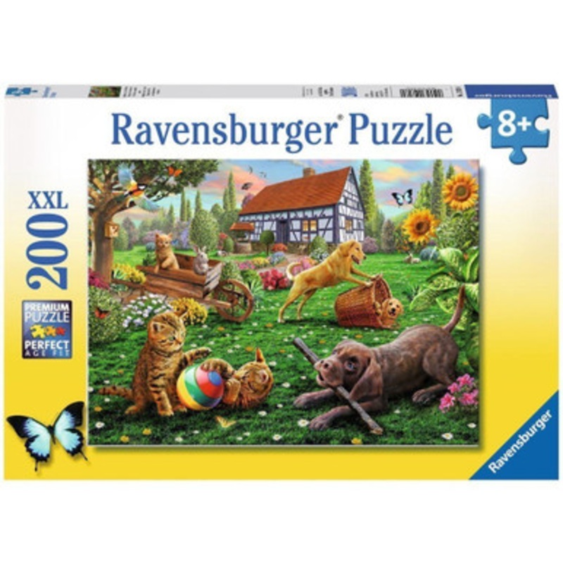 Ravensburger 200pc –  Playing In The Yard Puzzle