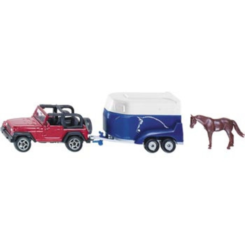 Siku – 1651 – Jeep With Horse Trailer