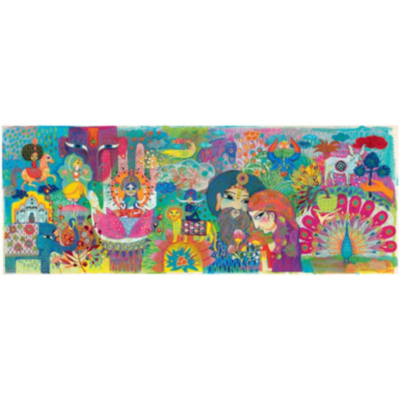 Djeco Magic India 1000pc Gallery Puzzle