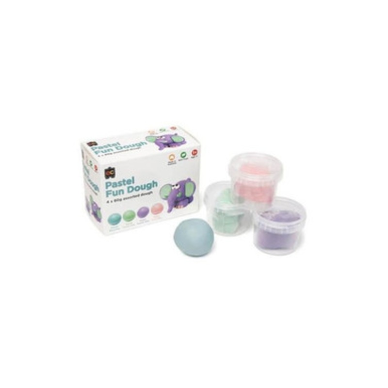 Educational Colours – Pastel Fun Dough 4pk