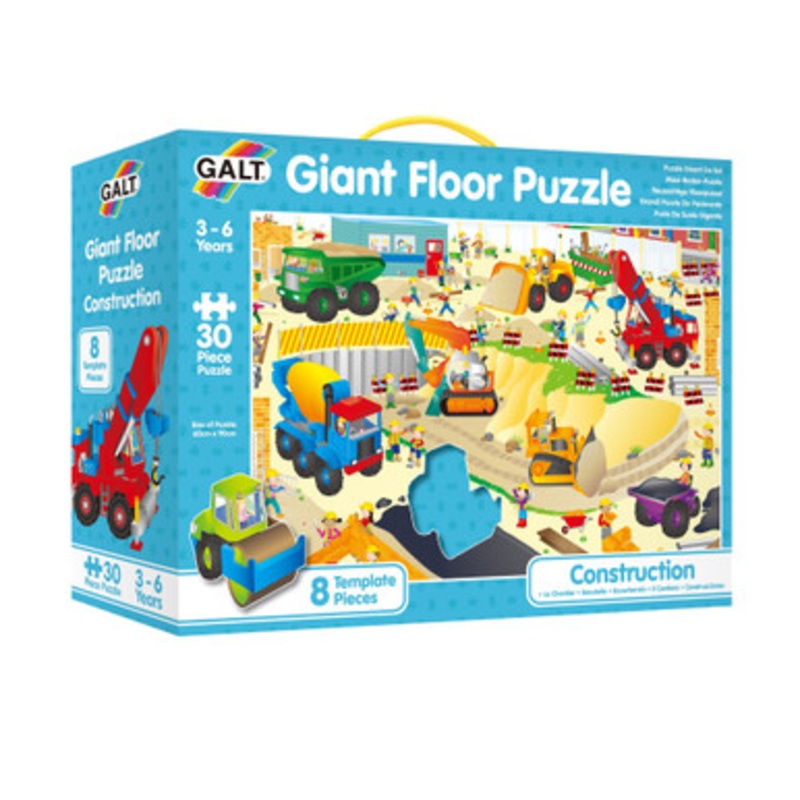 Galt – Construction Site Giant Floor Puzzle- 30pcs