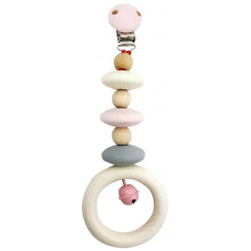Hess-Spielzeug Pram Hanger Natural Pink