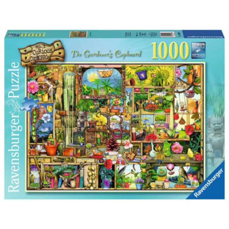 Ravensburger 1000pc – The Gardener’s Cupboard : No.3  Curious Cupboards Puzzle by Colin Thompson