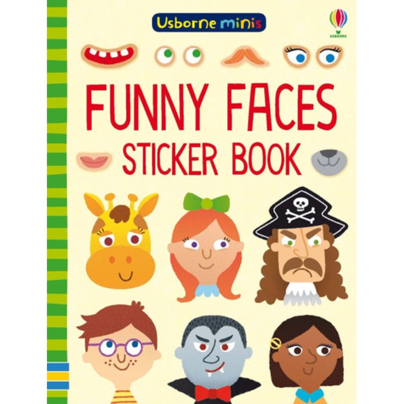 Usborne- Mini Books Funny Faces Sticker Book