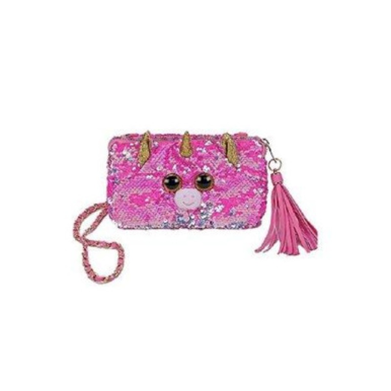 Beanie Boos Sequins Square Purse – Fantasia the Unicorn