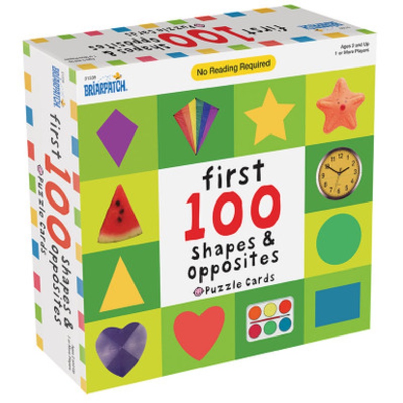 Briarpatch – First 100 Shapes & Opposites Puzzle Cards