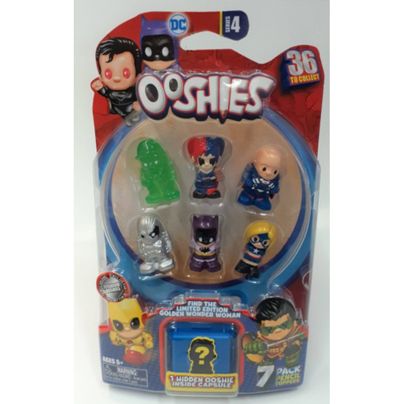 DC Comics – OOSHIES Pencil Topper 7 pack (Series 4) PACK 4
