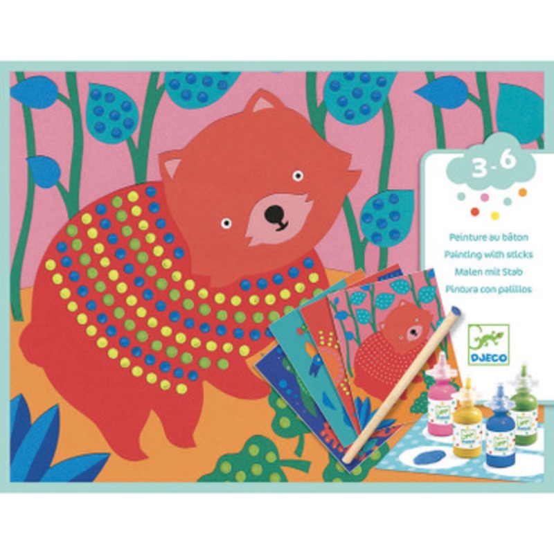 Djeco – Pointillism Painting with Sticks