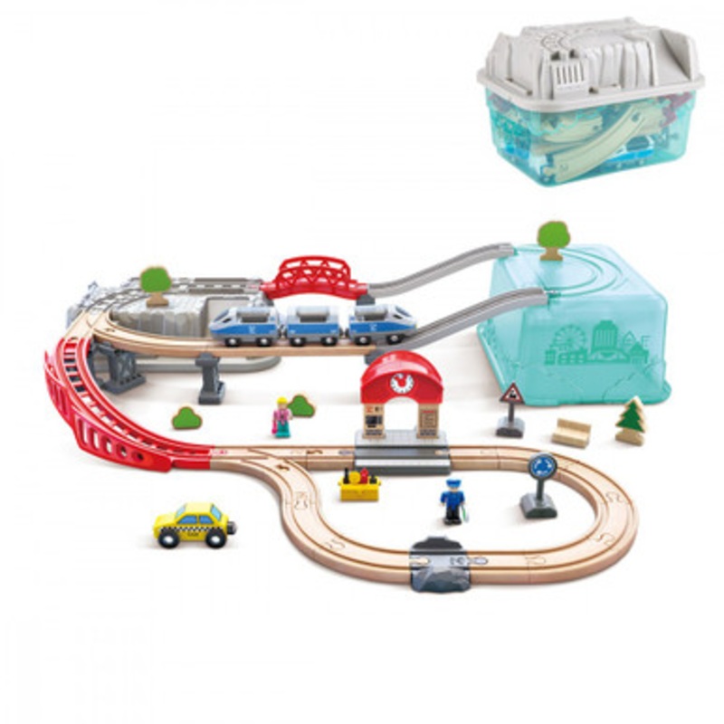 Hape Rail – City Train Bucket Set