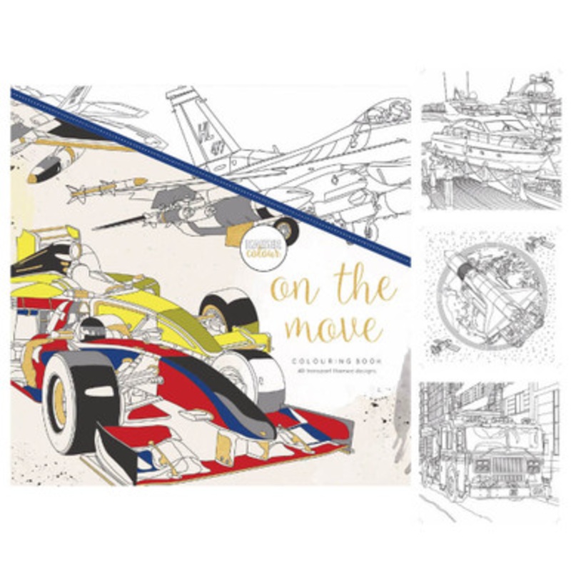 Kaisercolour – Colouring Book – On The Move