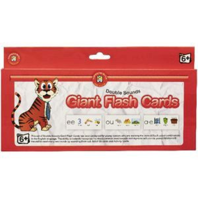 Learning Can Be Fun – Double Sounds Giant Flash Cards