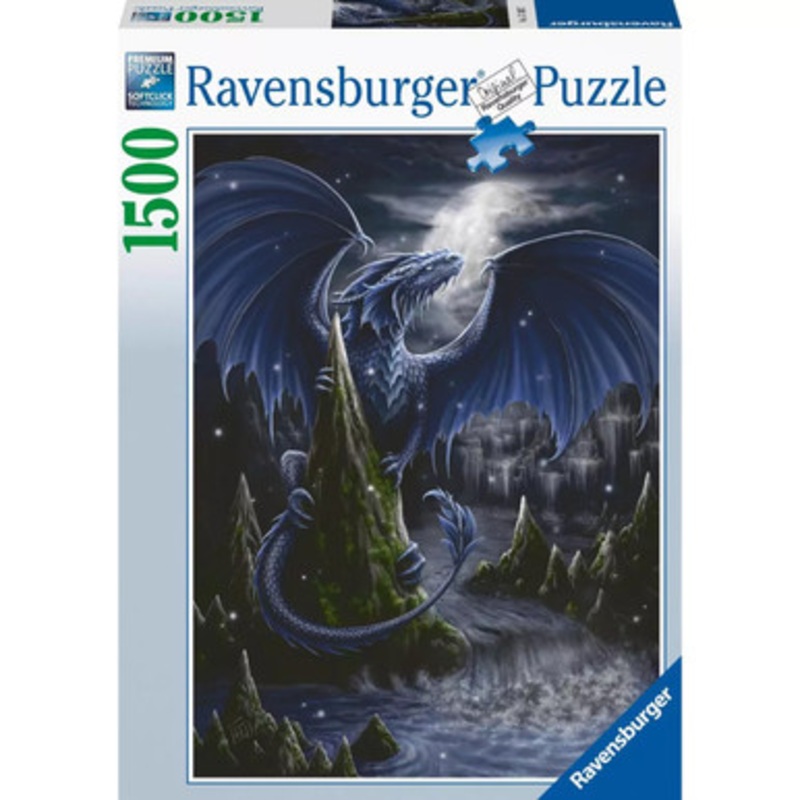 Ravensburger 1500pc – The Black and Blue Dragon Puzzle