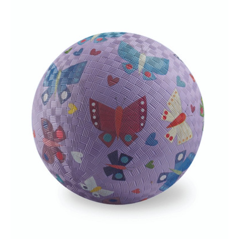 Crocodile Creek 5 Playground Ball – Butterfly Garden 5 Inch