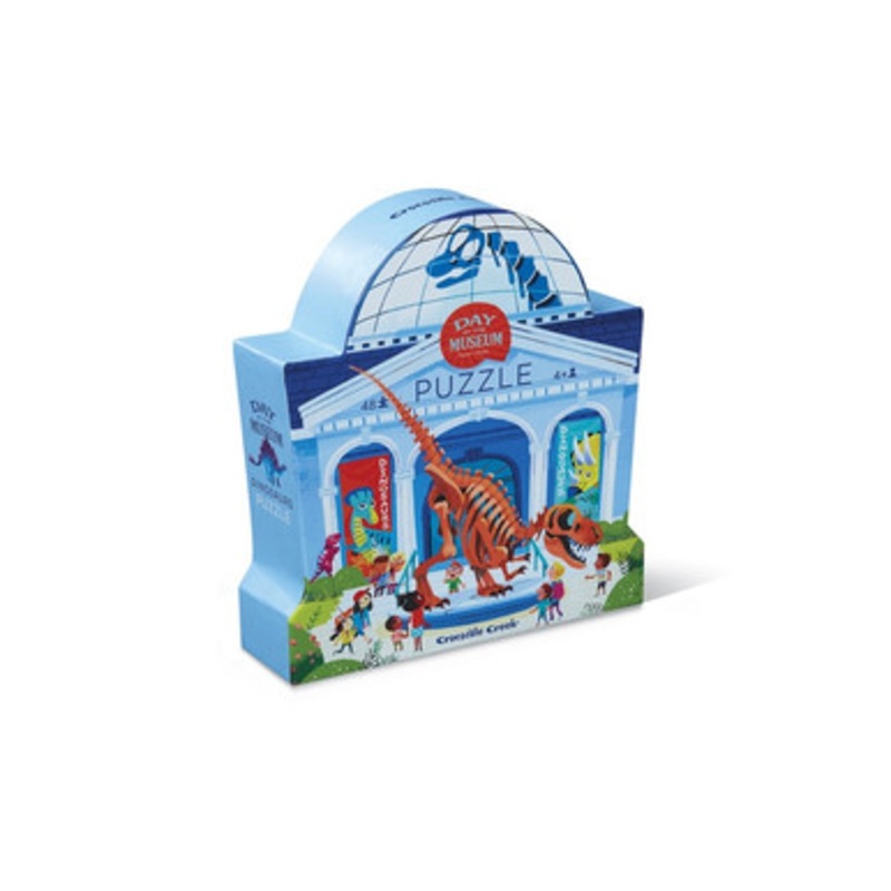 Crocodile Creek – Day at the Museum Puzzle 48 pc – Dinosaur