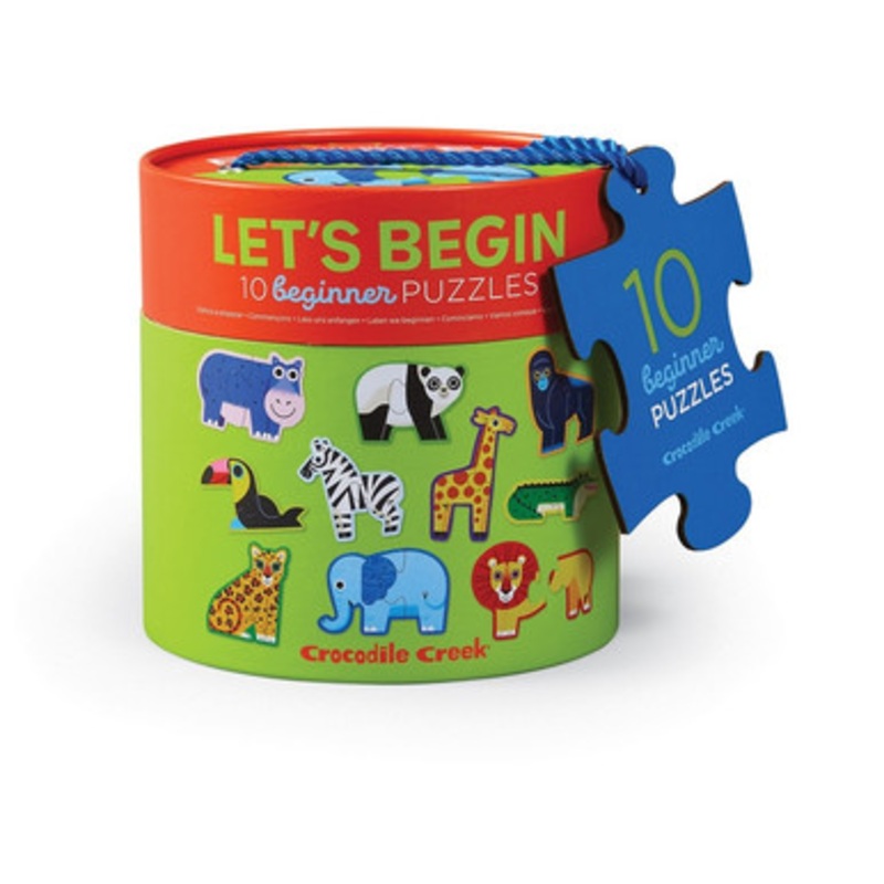 Crocodile Creek Let’s Begin 2pc Puzzles – Jungle