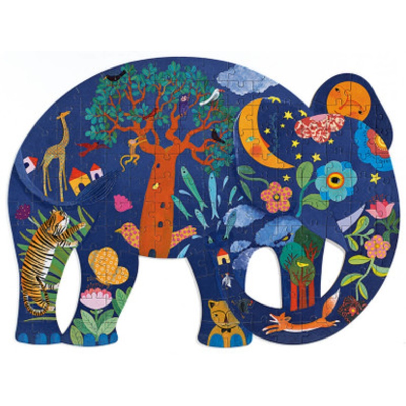 Djeco- Elephant  Art Puzzle – 150pc