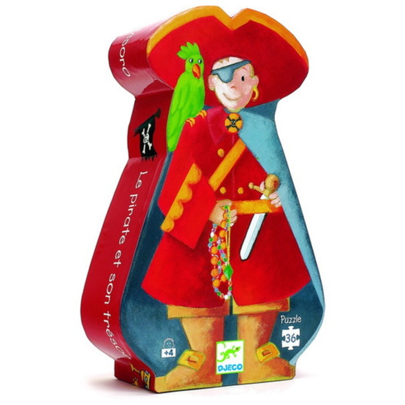 Djeco Pirate Treasure Silhouette Puzzle 36pce