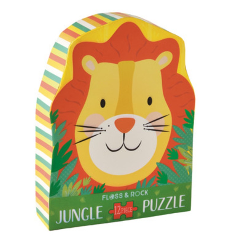 Floss & Rock 12pc – Jungle Shaped Puzzle