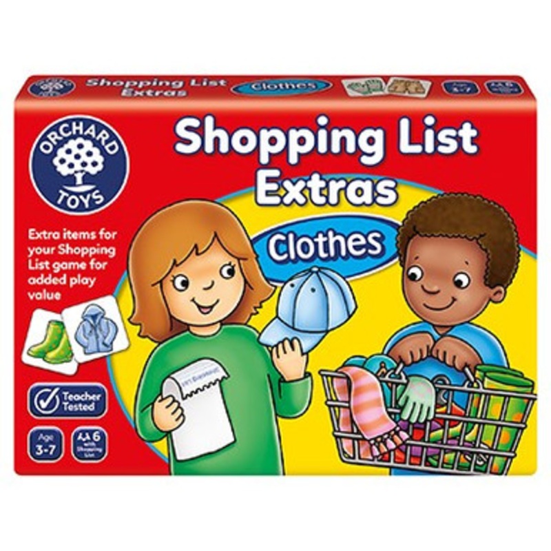Orchard Toys – Shopping List Booster – Clothes