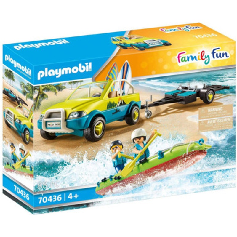Playmobil Family Fun – Beach Car with Canoe | 70436