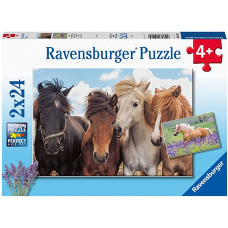 Ravensburger 2x24pc- Horse Friends Puzzle