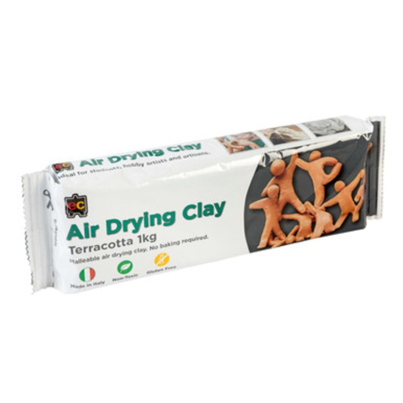 Educational Colours – Air Drying Clay 1kg Terracotta