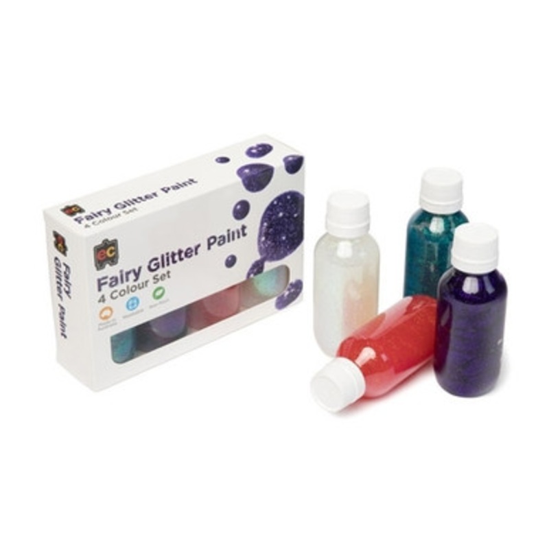 Educational Colours – Fairy Glitter Paint Set Set of 4