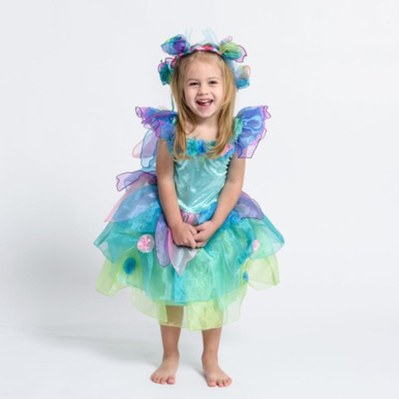 Fairy Girls – Paris Daisy Fairy Dress – Turquoise