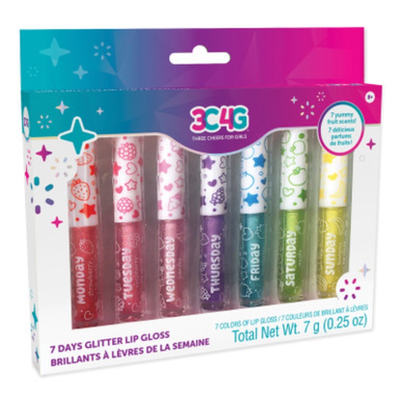 Make It Real – 3C4G -7 Days Glitter Lip Gloss Kit