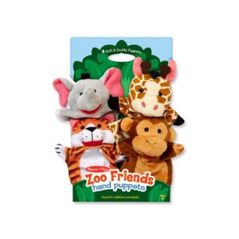 Melissa & Doug Hand Puppets – Zoo