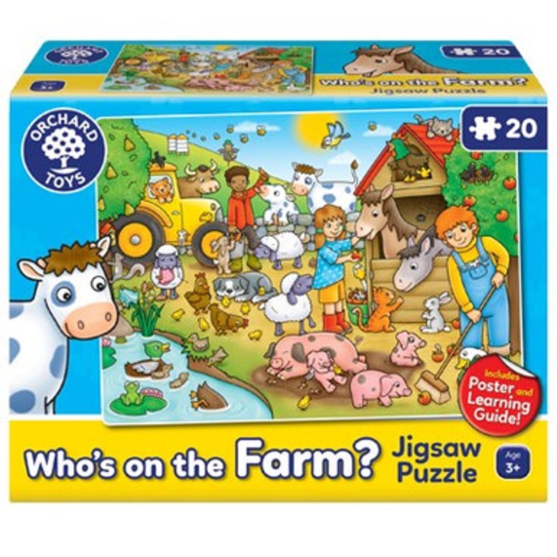 Orchard Toys – Who’s On The Farm? Jigsaw Puzzle 20pc
