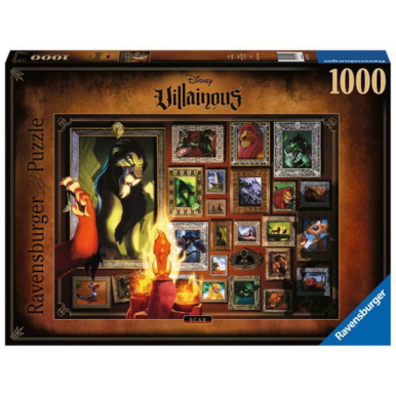 Ravensburger 1000pc – Disney Villainous Scar Puzzle