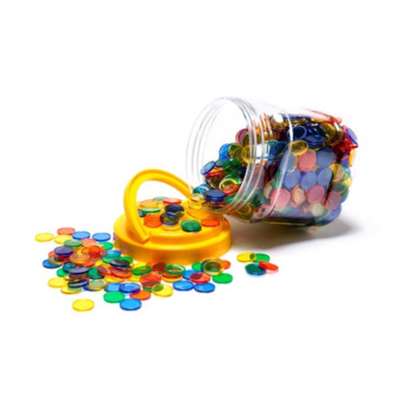 Transparent Counters in Tub 1000pce