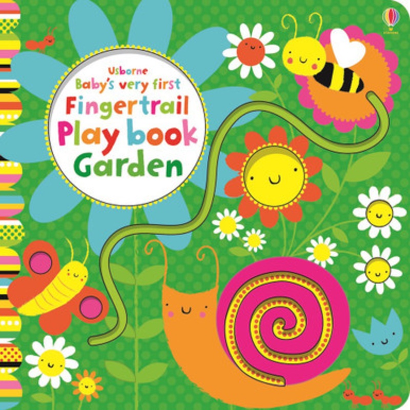Usborne – Baby’s Very First Fingertrail Playbook Garden