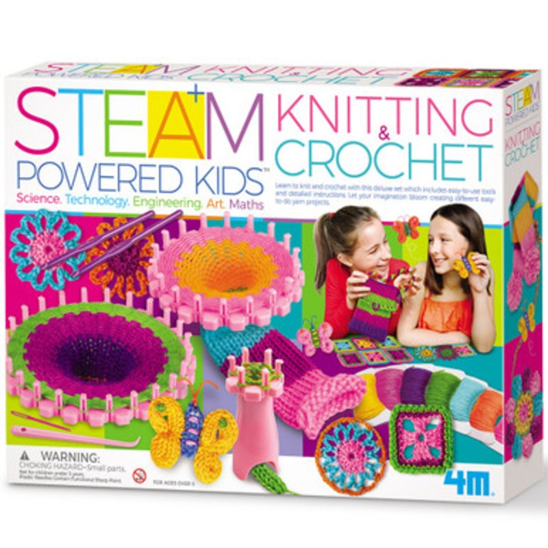 4M – STEAM Powered Kids – Knitting & Crochet
