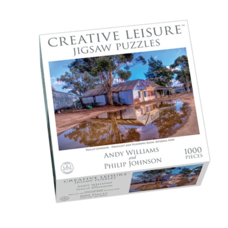 Creative Leisure 1000pc Puzzle – Drought and Flooding Rains, Riverina, NSW