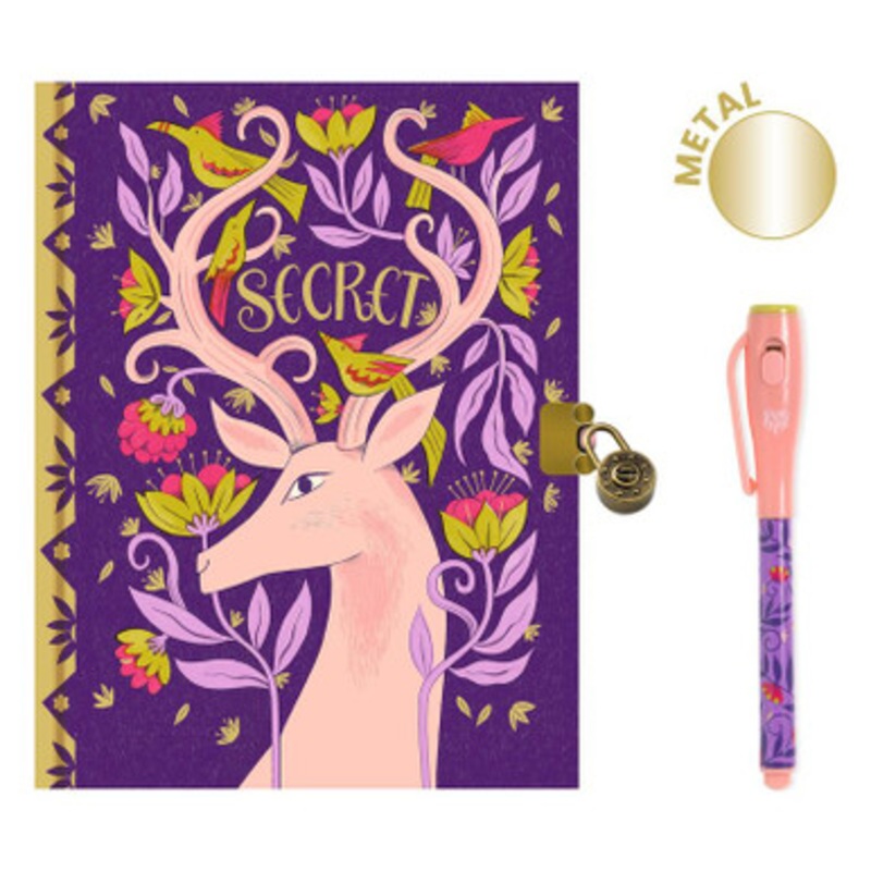 Djeco – Melissa Secret Notebook with Magic Pen