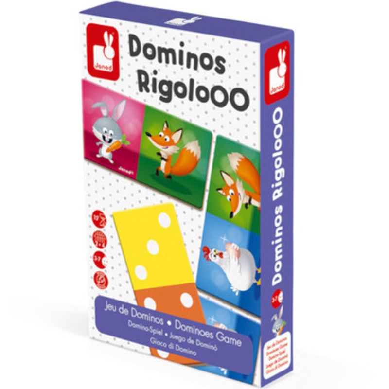 Janod Dominoes Game – Dominos Rigolooo