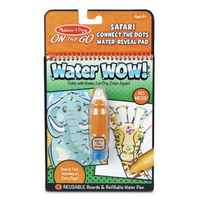 Melissa & Doug – On The Go – Water WOW! Connect the Dots – Safari