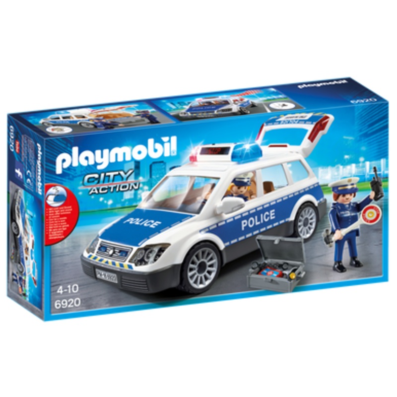 Playmobil City Action – Police Car with Lights and Sound 6920