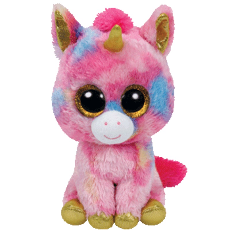 TY Beanie Boos Medium – Fantasia The Multicoloured Unicorn