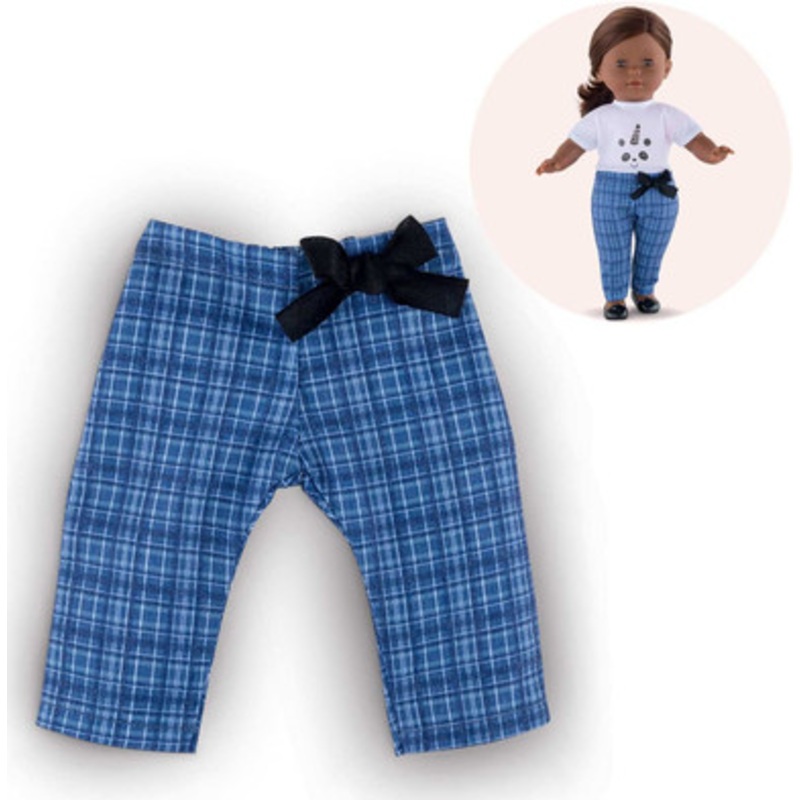 Corolle – Ma Corolle – Blue Checkered Pants – 36cm