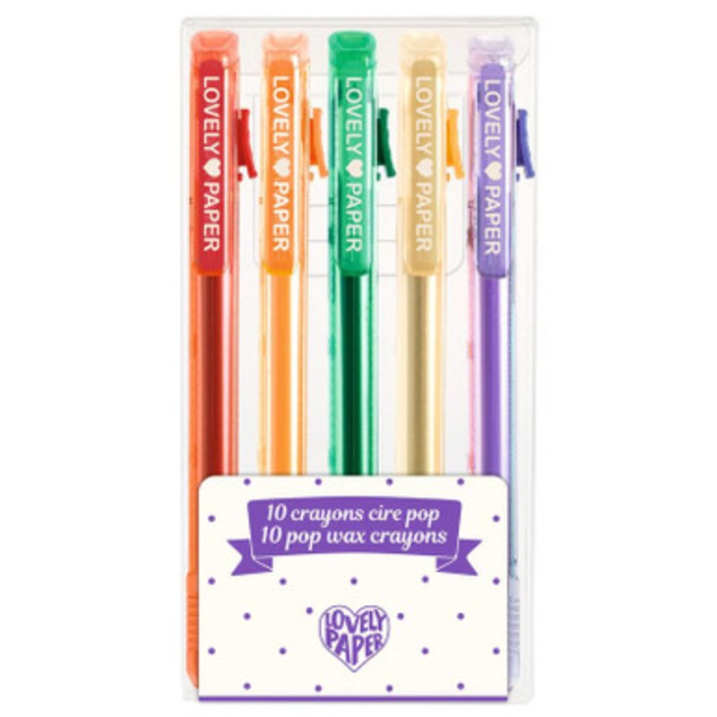 Djeco – 5 Pop Crayons