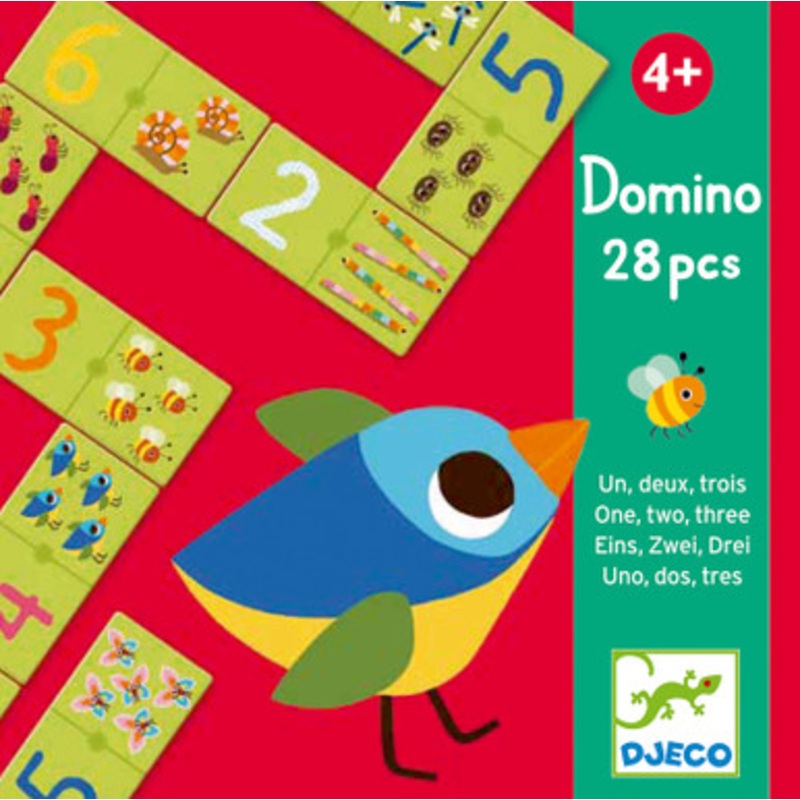 Djeco- Domino 1,2,3