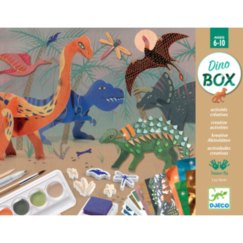 Djeco – The World of Dinosaurs Multi Craft Set