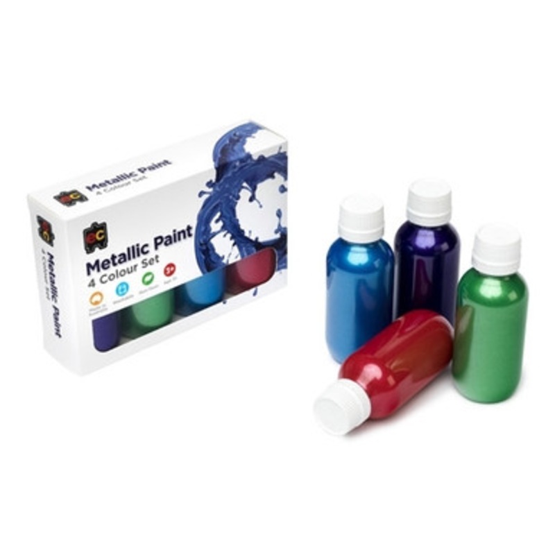 Educational Colours – Metallic Paint Set of 4