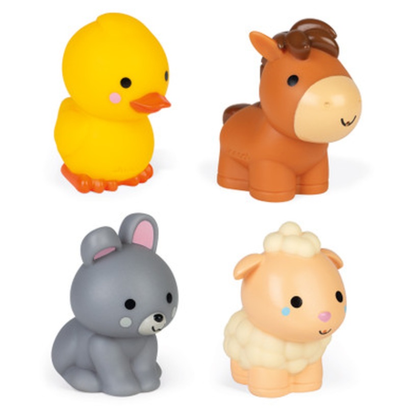 Janod – Four Bath Farm Squirters Set